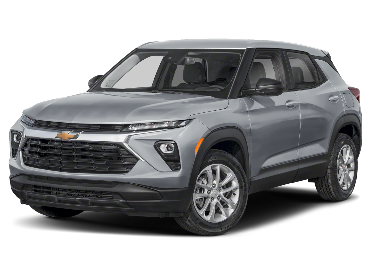 2026 Chevrolet Trailblazer LS in Summit White — front three-quarter view