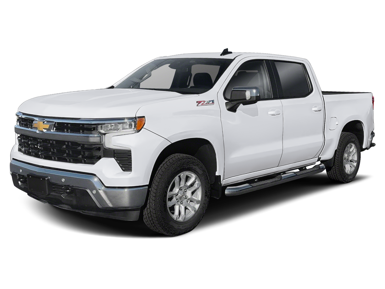 2026 Chevrolet Silverado 1500 LT in Black — front three-quarter view
