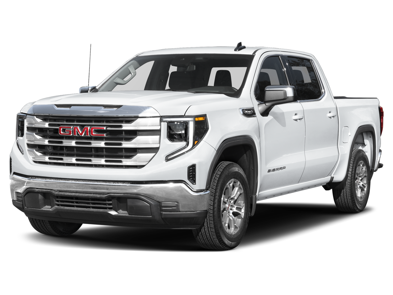 2026 GMC Sierra 1500 SLT in Onyx Black — front three-quarter view