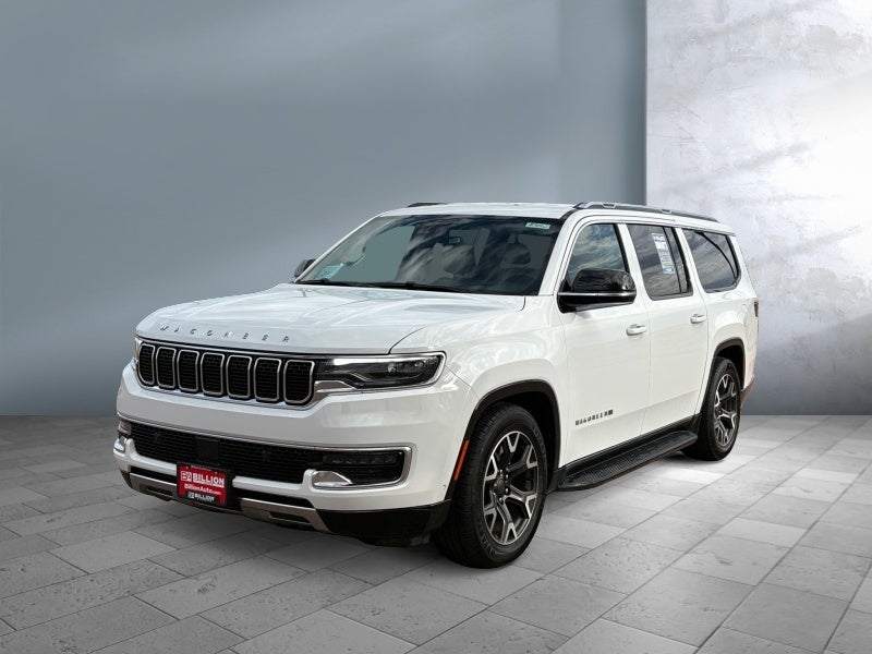 2024 Jeep Wagoneer L Series III in White — front three-quarter view