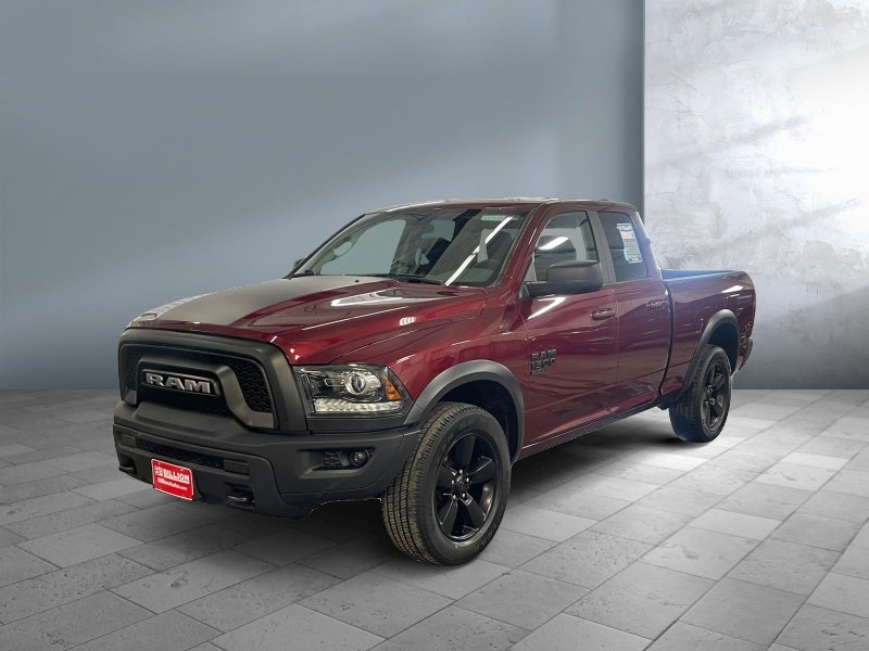 2019 RAM 1500 Classic Warlock in Red — front three-quarter view