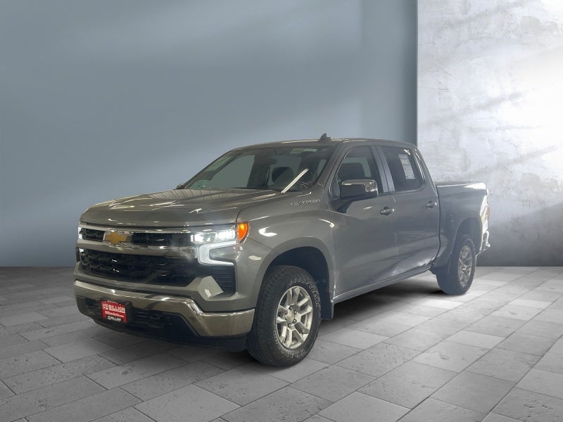 2023 Chevrolet Silverado 1500 LT in Sterling Gray Metallic — front three-quarter view