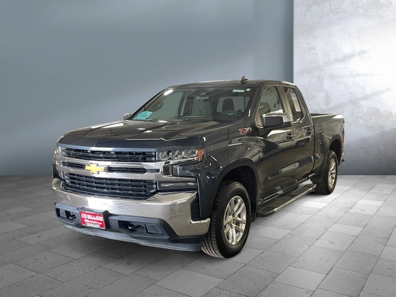 2019 Chevrolet Silverado 1500 LT in Shadow Gray Metallic — front three-quarter view