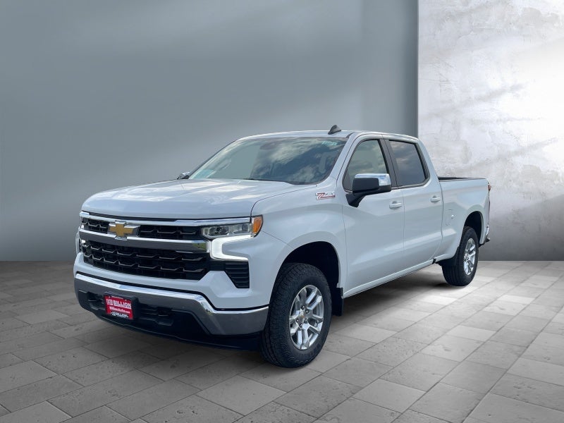 2026 Chevrolet Silverado 1500 LT in Summit White — front three-quarter view
