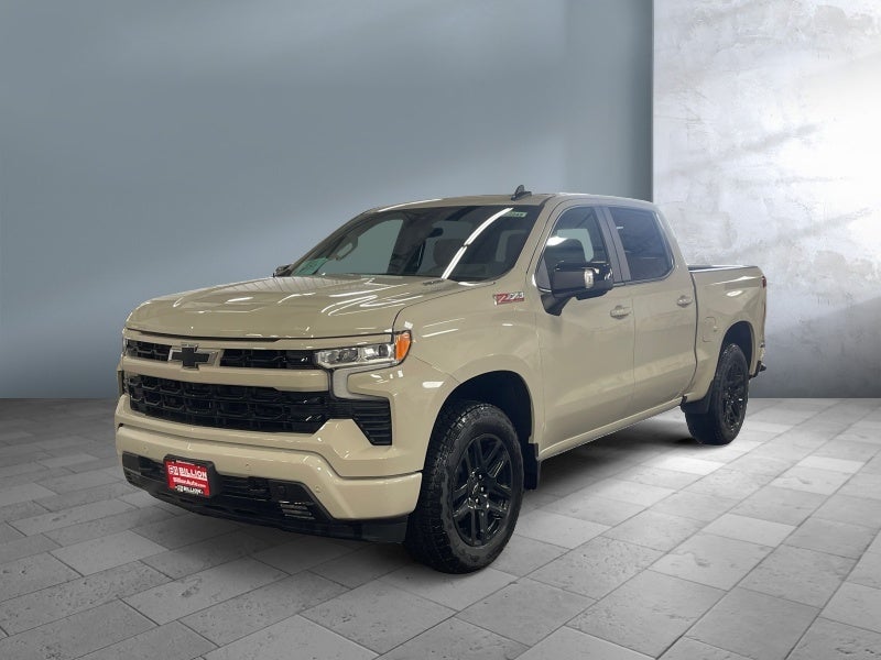 2026 Chevrolet Silverado 1500 RST in White Sands — front three-quarter view