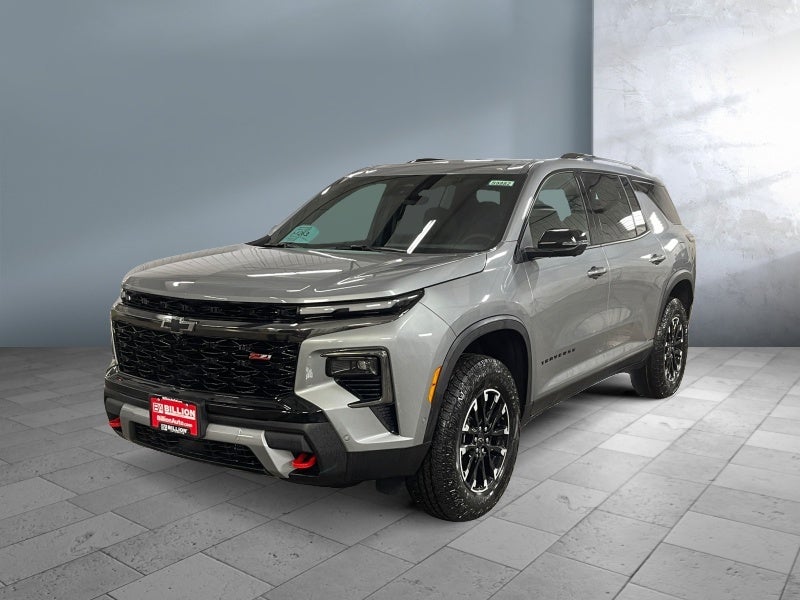 2026 Chevrolet Traverse Z71 in Sterling Gray Metallic — front three-quarter view