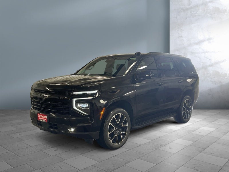 2026 Chevrolet Tahoe RST in Black — front three-quarter view