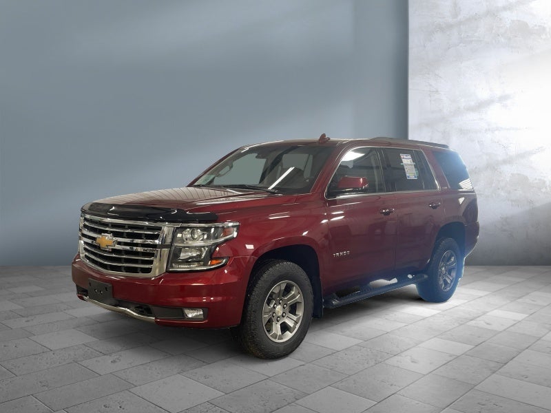 2020 Chevrolet Tahoe LT in Siren Red Tintcoat — front three-quarter view