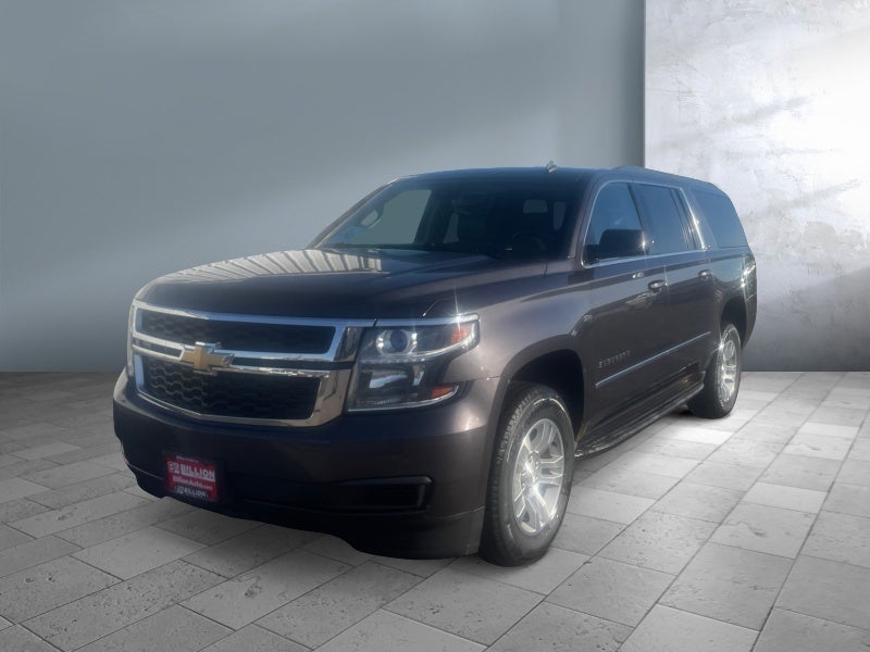 2015 Chevrolet Suburban LT in Tungsten Metallic — front three-quarter view
