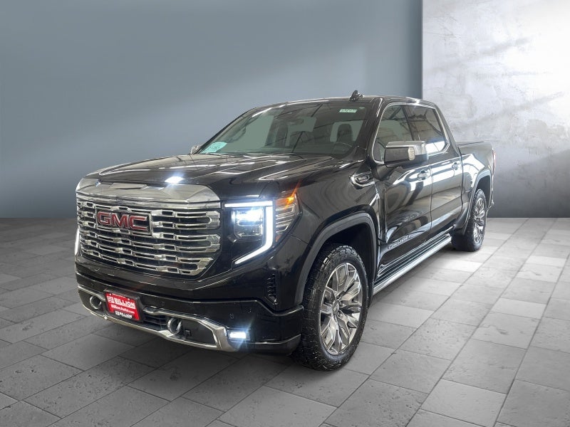 2024 GMC Sierra 1500 Denali in Onyx Black — front three-quarter view
