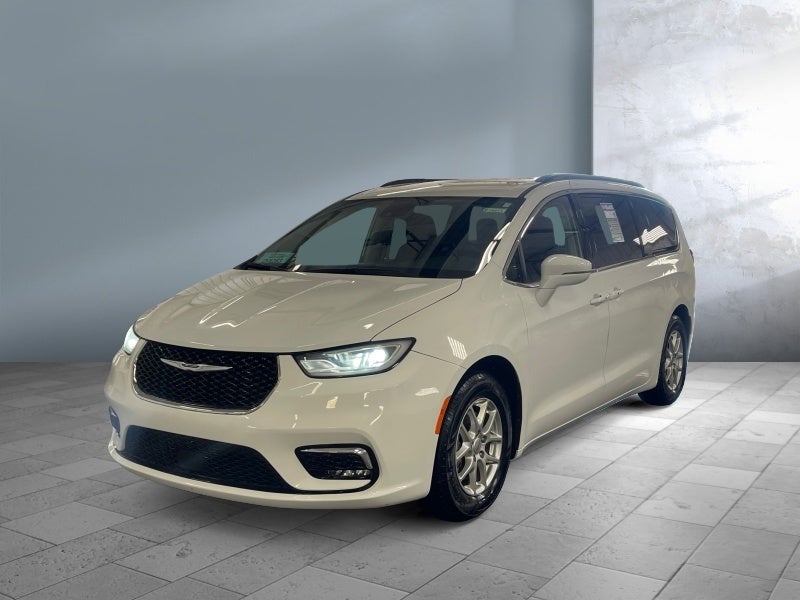 2022 Chrysler Pacifica Touring L in White — front three-quarter view