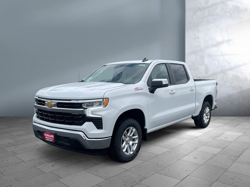 2026 Chevrolet Silverado 1500 LT in Summit White — front three-quarter view