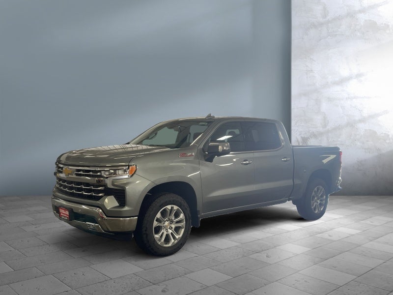 2026 Chevrolet Silverado 1500 LTZ in Sterling Gray Metallic — front three-quarter view