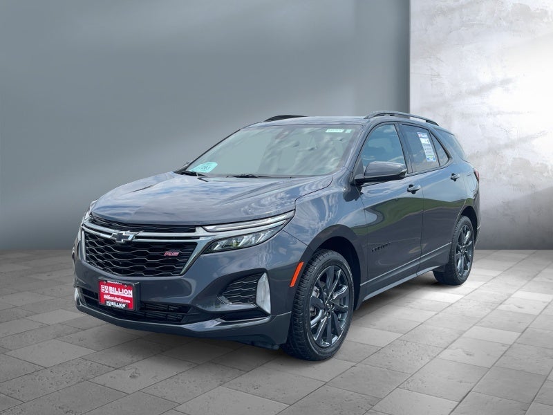 2022 Chevrolet Equinox RS in Iron Gray Metallic — front three-quarter view