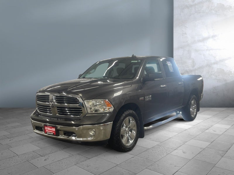 2018 RAM 1500 Big Horn in Gray — front three-quarter view