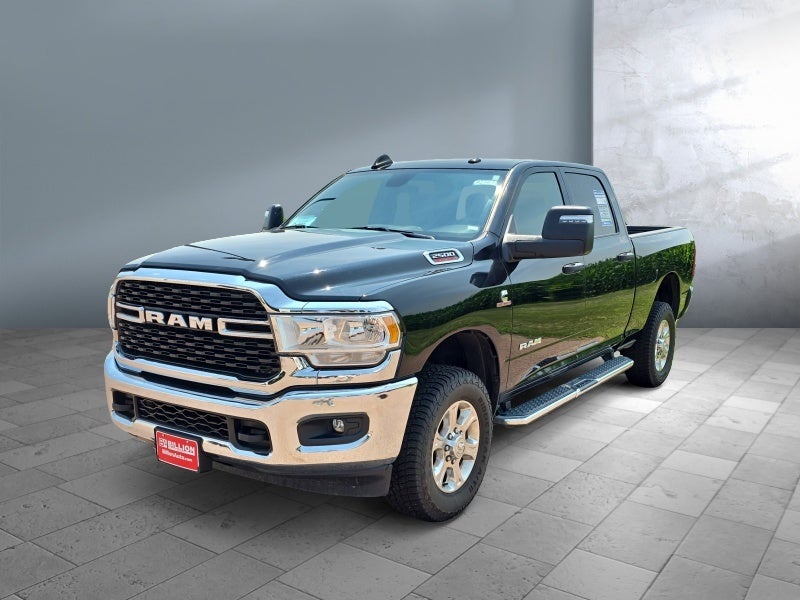 2024 RAM 2500 Big Horn in Black — front three-quarter view