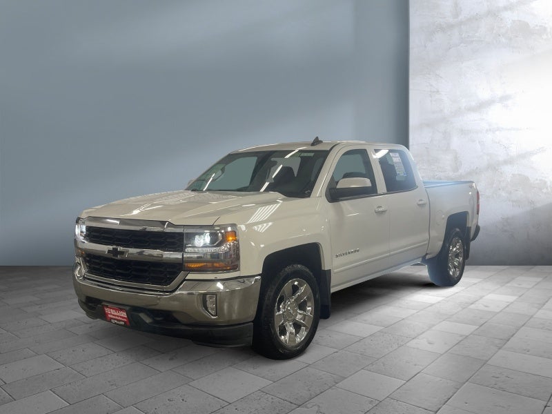 2018 Chevrolet Silverado 1500 LT in Summit White — front three-quarter view
