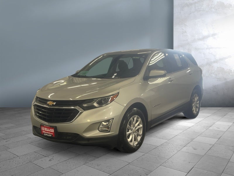 2019 Chevrolet Equinox LT in Silver Ice Metallic — front three-quarter view