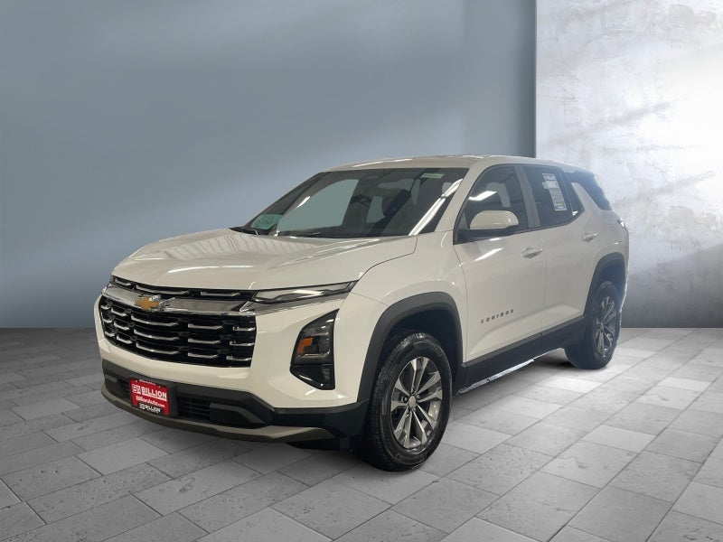 2026 Chevrolet Equinox LT in Summit White — front three-quarter view