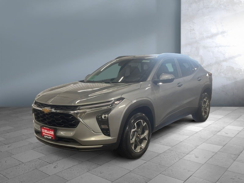 2024 Chevrolet Trax LT in Sterling Gray Metallic — front three-quarter view